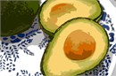 These avocados are ripe and ready to eat.  Avocado is the latest health food. They even sell potato chips fried in avocado oil. It's the kind of food you either love or dislike. It is even a sushi ingredient.