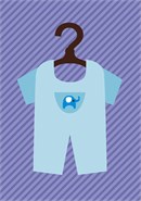 Stitch a baby boy onesie outfit for the baby nursery.  See coordinating baby boy crib needlepoint.  Baby boys are delicious. Stitch something spectacular for the baby boy in your life.  Perfect for expectant mothers on bed rest or jut need to take it easy.