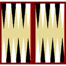 A standard backgammon board. This is a classic game that is often stitched as an actual game board to play on. This one is not huge, so it is a realistic project. It won't take forever to stitch.