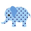 An elephant to delight a baby boy