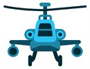 Blue Toy Helicopter