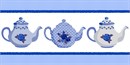 Blue teapot ensemble