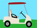 Stitch a golf cart for all golf lovers in your life.