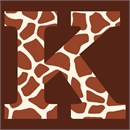 Letter K Giraffe