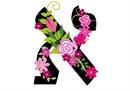 Letter Aleph in Hebrew. Decorative Floral monogram in all Hebrew letters available.