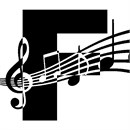Letter F Music Notes