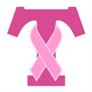 Help spread breast cancer awareness by stitching a ribbon of hope in the alphabet