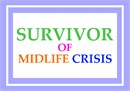 Have you or someone you know survived midlife crisis? Stitch this as a reminder of your success in those turbulent times...