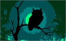 Owl silhouette perched on a branch, gazing silently at the moonlit forest floor. A silhouette (English: /ˌsɪluˈɛt/ SIL-oo-ET, French: [silwɛt]) is the image of a person, animal, object or scene represented as a solid shape of a single color, usually black, with its edges matching the outline of the subject. There are around 200 different owl species. Owls are active at night (nocturnal). A group of owls is called a parliament. Most owls hunt insects, small mammals and other birds. Some owl species hunt fish. Owls have powerful talons (claws) which help them catch and kill prey. Owls have large eyes and a flat face. They don't have eyeballs.