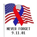 The American Flag Awareness Ribbon Is A Symbol Of Patriotism, Military Support, Troop Support, And National Support.  This became popular after the tragic events of September 11, 2001.  Never Forget.