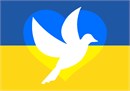 Support Ukraine, Help Ukraine, Ukraine, We stand with You, Stop War... These are slogans on banners everywhere in March 2022.  Please let this war be over immediately, and may the people of Ukraine and Russia be safe and well. Show your support by stitching a dove, heart, and background colors of the Ukrainian flag.
