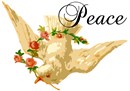 For peaceful homes. Peace is something that the world  needs more of each day. This needlepoint is of a dove which is a symbol of peace. This is from a vintage illustration.