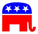 GOP elephant in honor of Election 2016