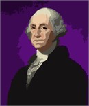 The first president of the United States, General George Washington.