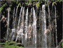A cascade of water falling from a height, formed when a river or stream flows over a precipice or steep incline. Waterfalls are known to be relaxing and peaceful.