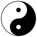 The ancient Chinese symbol, representing how opposing forces actually complement each other.