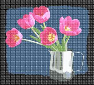 image of Tulips In Cup