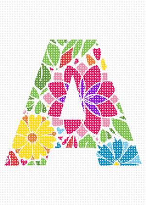 image of Turtle Bag Letter A Flower Shape