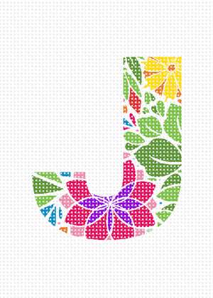 image of Turtle Bag Letter J Flower Shape